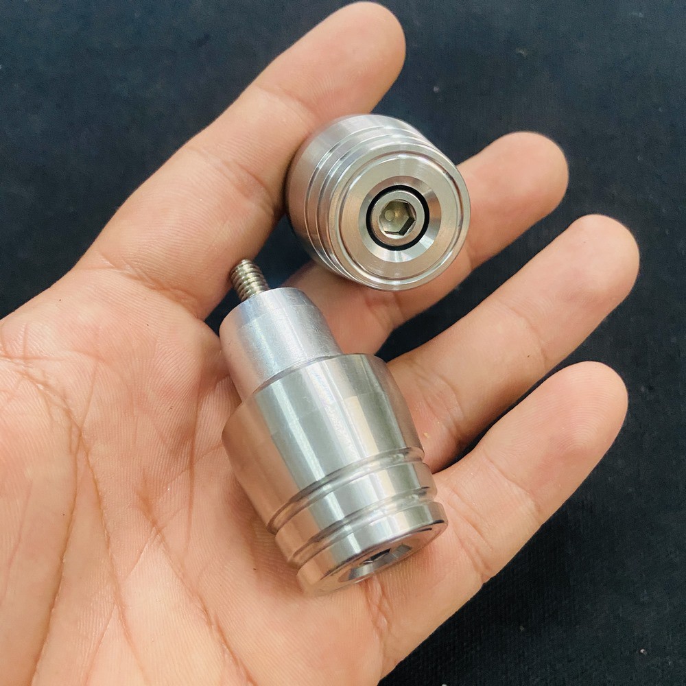 GÙ INOX ĐẶC NGUYÊN KHỐI MÃU CỔ ĐIỂN GẮN MỌI LOẠI XE MÁY ( INOX 304 )