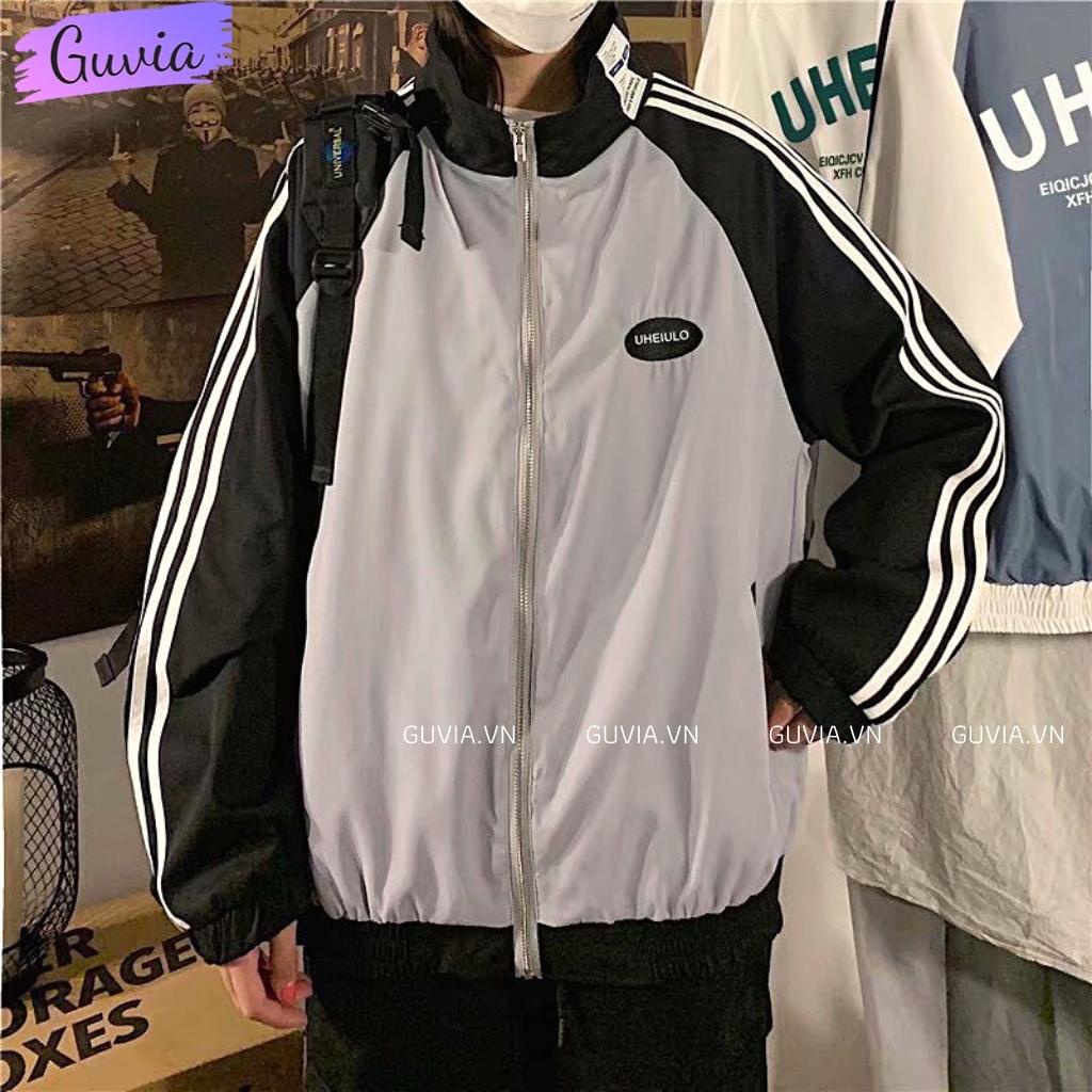 Áo Khoác Dù UNFLUID 2 Lớp Form Rộng Nam Nữ Unisex, Áo Gió Bomber Bóng Chày Chống Nắng Ulzzang GUVIA