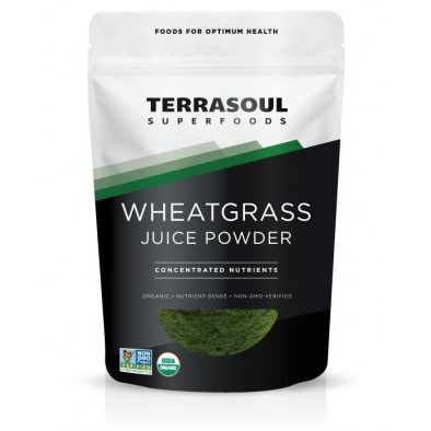 Bột Cỏ Lúa Mì / ORGANIC / Bột Cỏ Lúa Mì Hữu Cơ 142 gr - Terrasoul Superfoods Organic Wheat Grass Juice Powder