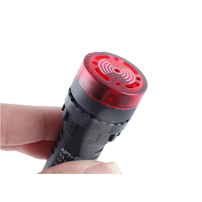 Đèn Báo Nguồn Có Còi AD16-22SM 24VDC