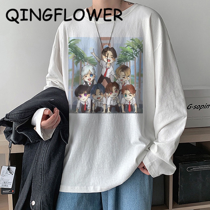 got7 J&M❤️Ready Stock Women Crop Top Blouse Pure Color Tay áo dài Long Sleeve Square Neck Top Elasticity High Waist T áo thun Korean Style 3 Colour 内搭长袖上衣女T恤修身打底衫女纯色ins潮紧身短款方领女装上衣