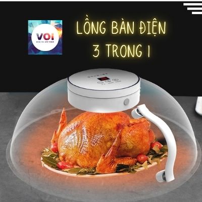 Lồng bàn điện thông minh 3 trong 1