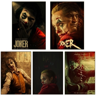 Tranh Giấy Dán Tường In Hình Nhân Vật Joker Phong Cách Vintage Dùng Trang Trí Văn Phòng / Quán Bar / Phòng Khách