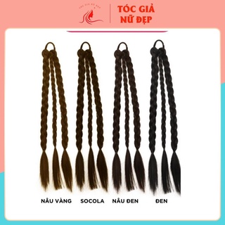 Tóc giả dây cột tóc thắt rít , gồm 3 bện nhỏ