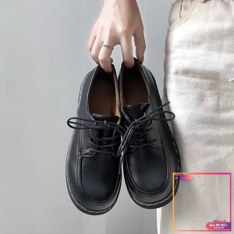 |HÌNH THẬT - HÀNG LOẠI 1| Giày nữ/ Giày oxford da trơn buộc dây đế bằng cao 3cm (4 ảnh cuối hình thật) -v01 | BigBuy360 - bigbuy360.vn