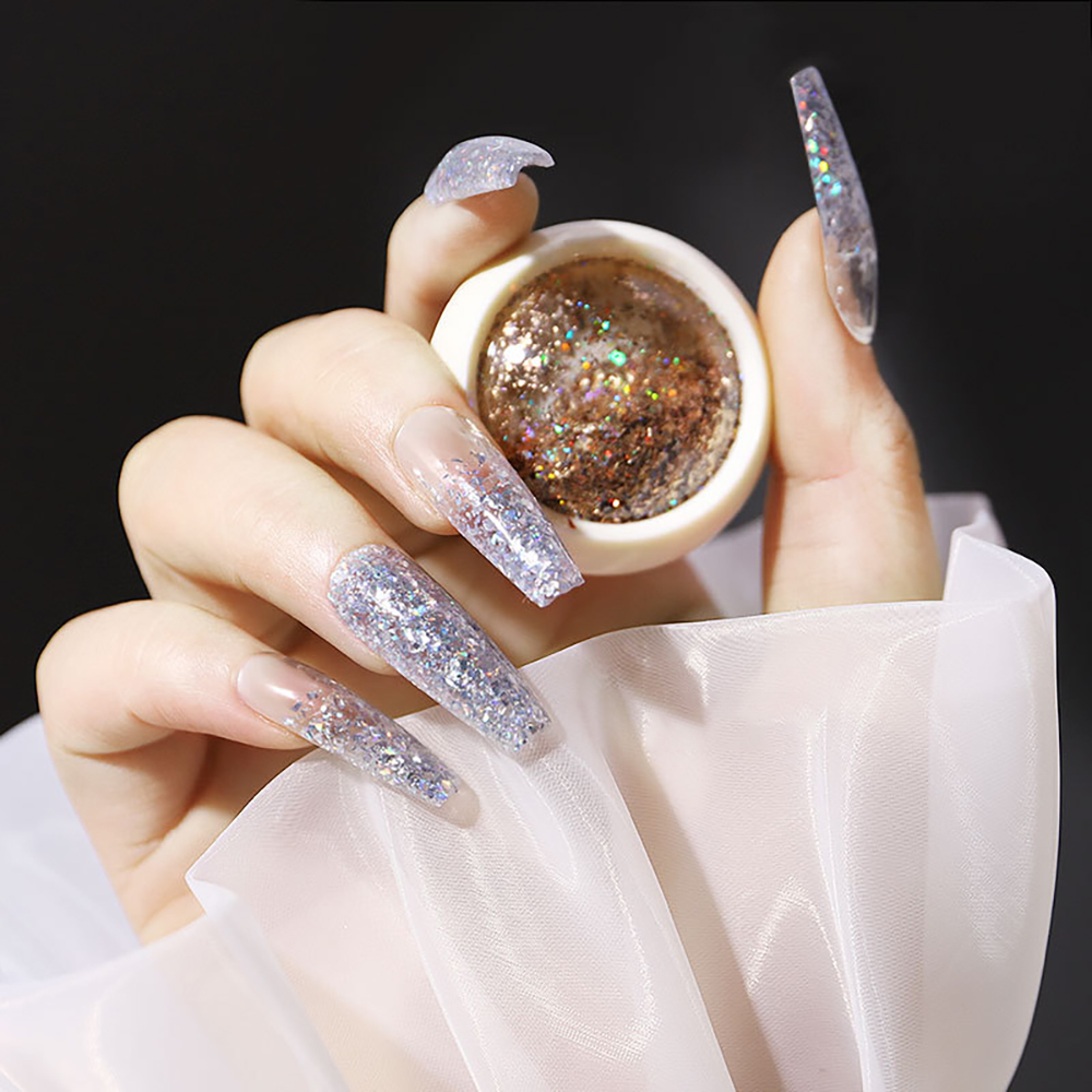 [Hàng mới về] Bột Kim Tuyến 3D Lấp Lánh Trang Trí Móng Tay Diy