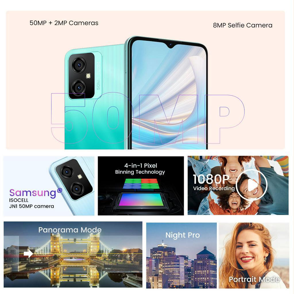 Điện thoại thông minh Blackview Oscal C70 màn hình 6.6 '' / 6GB RAM + 128GBROM