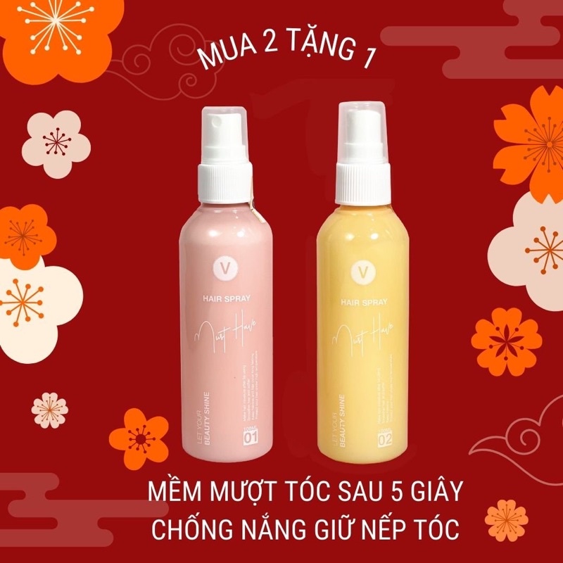 Sữa dưỡng tóc chống nắng tạo nếp VyvyHairCare