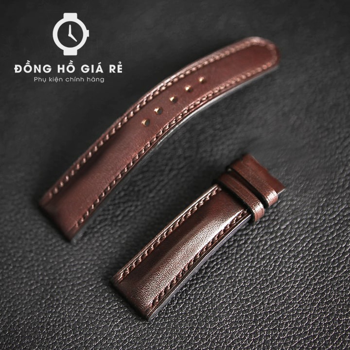 [FULL 3 MÀu] Dây đồng hồ Da Bò 100% Handmade full size 12,14,16,18,19,20,21,22mm [TẶNG KÈM CHỐT]