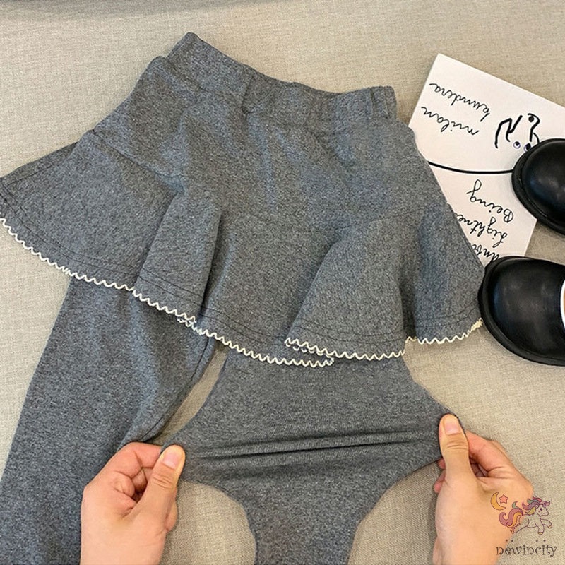 Quần Legging Màu Sắc Trơn Cho Bé Gái