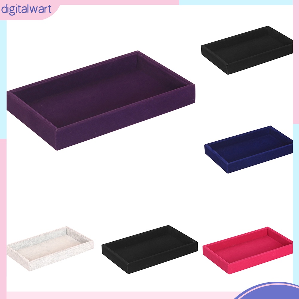 Khay đựng trang sức bằng vải nhung thời trang sang trọng