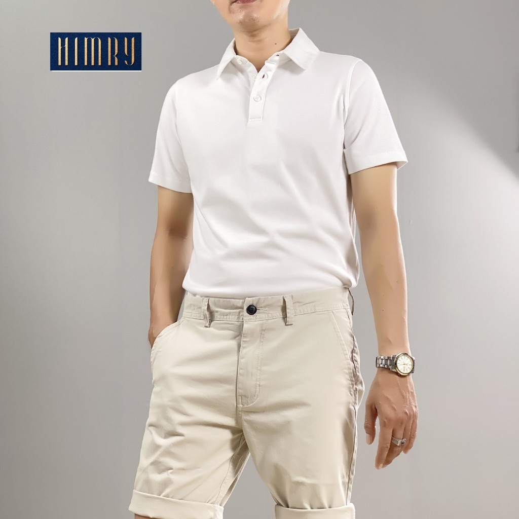 Áo thun nam polo HIMRY thiết kế vải cotton cao cấp ngắn tay cực sang trọng và lịch lãm | BigBuy360 - bigbuy360.vn
