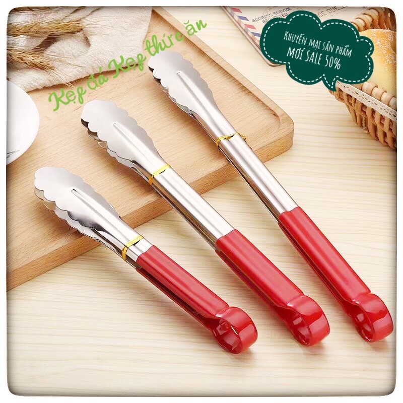 Combo đồ gia dụng inox Gắp Kẹp  đồ ăn kẹp đá và tất cả đồ ăn nóng 🔥🔥🔥