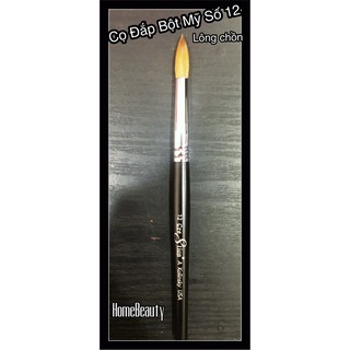 cọ đắp bột mỹ cán đen số 12