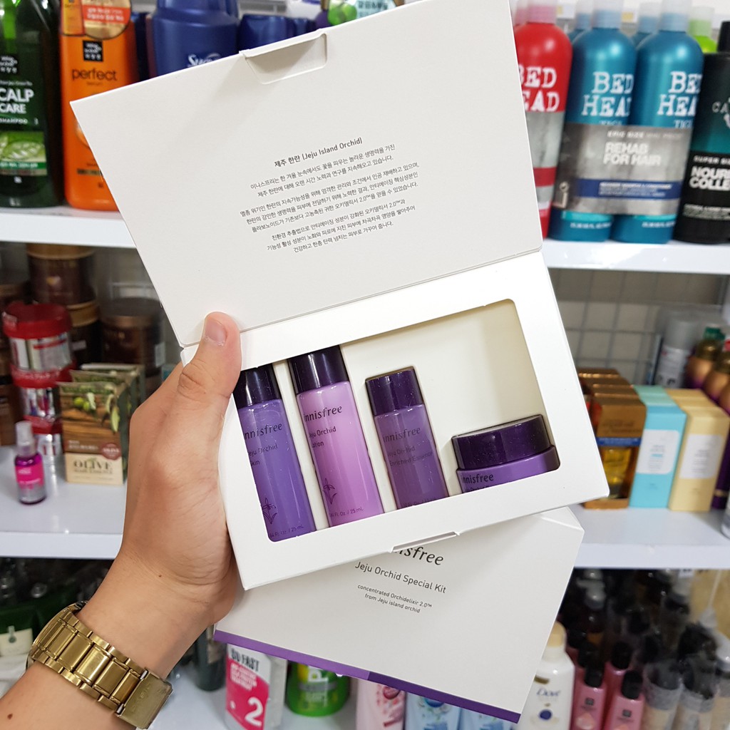 Set Dưỡng 4 Món Innisfree Jeju Orchid Special Kit