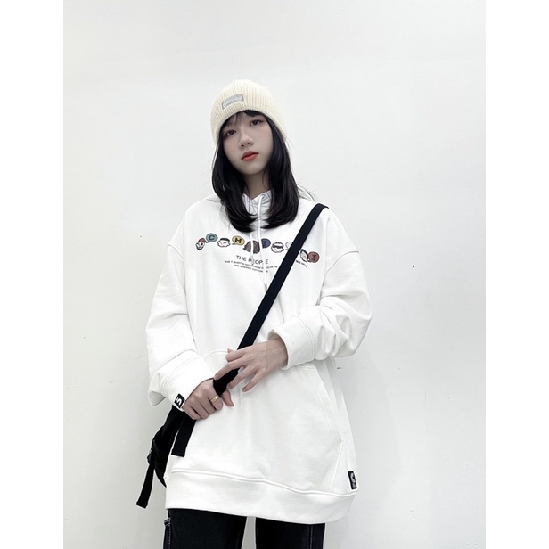 Áo hoodie people Trắng