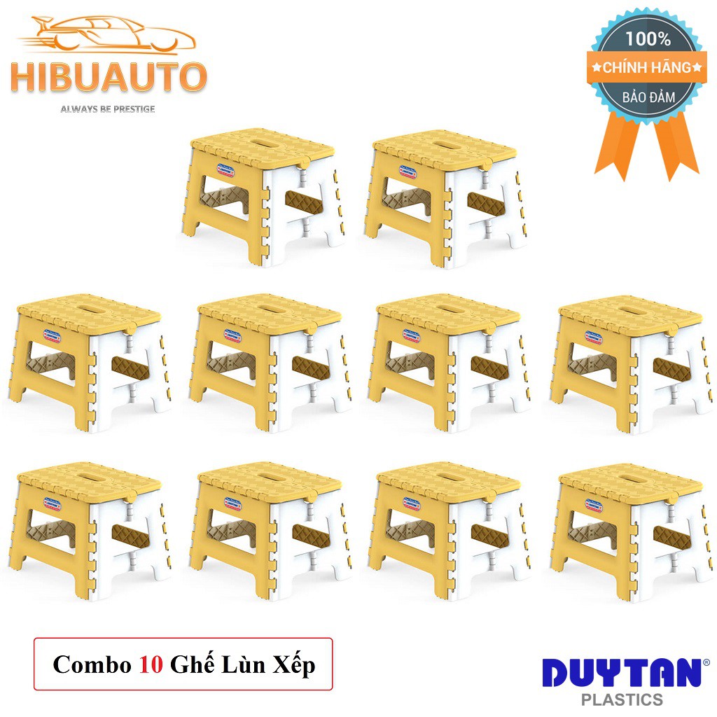 Combo 10 Ghế Lùn Xếp Dễ Dàng Gấp Gọn Duy Tân (29.6 x 24 x 21.4 cm) No.944 | BigBuy360 - bigbuy360.vn