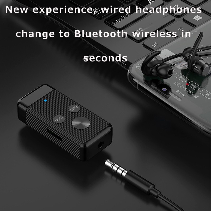 Thiết Bị Nhận Tín Hiệu bluetooth 5.0 Jack Cắm 3.5mm