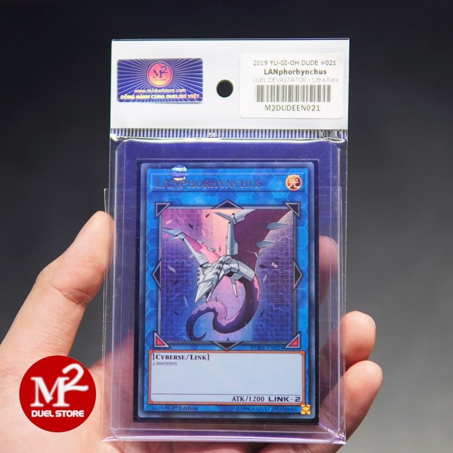 Thẻ bài yugioh DUDE-EN021LANphorhynchus - Ultra Rare -  Bảo quản M2SCCQ-LITE