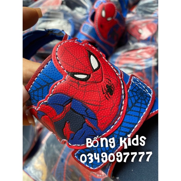 Sandal Bé Trai Siêu Nhân Nhện Có Đèn MV