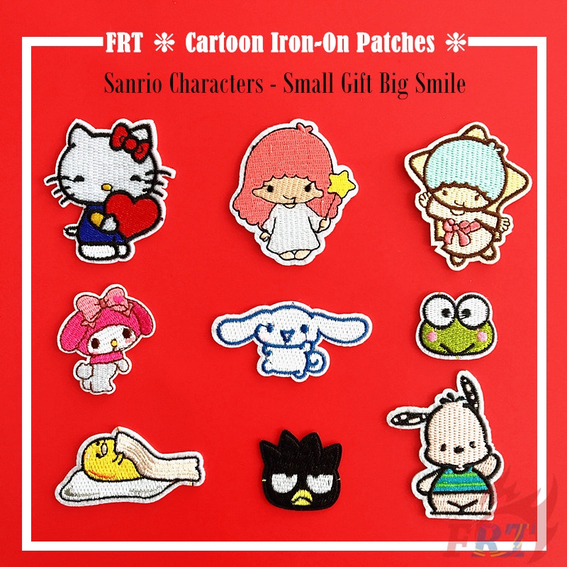 Miếng Vá Trang Trí Quần Áo Hình Các Nhân Vật Sanrio 01 Dễ Thương