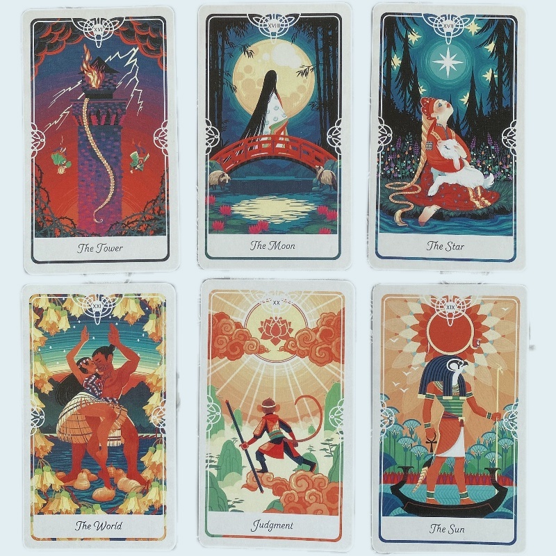 Tarot of the Divine Bộ Thẻ Bài Tarot Thiết Kế Dễ Thương Chuyên Dùng