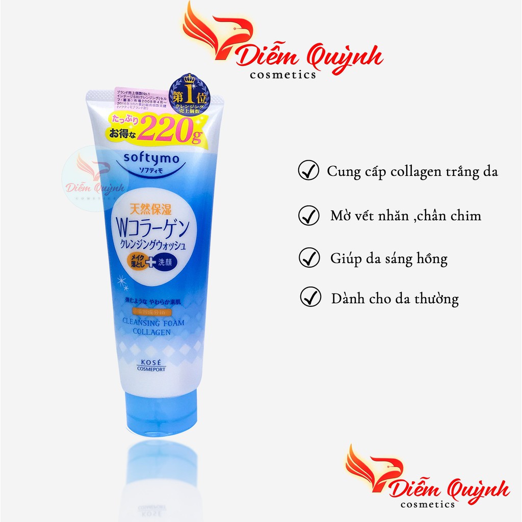 Sữa rửa mặt Kose Softymo Nhật Bản 220g | BigBuy360 - bigbuy360.vn