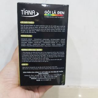 Gội là đen Tiana