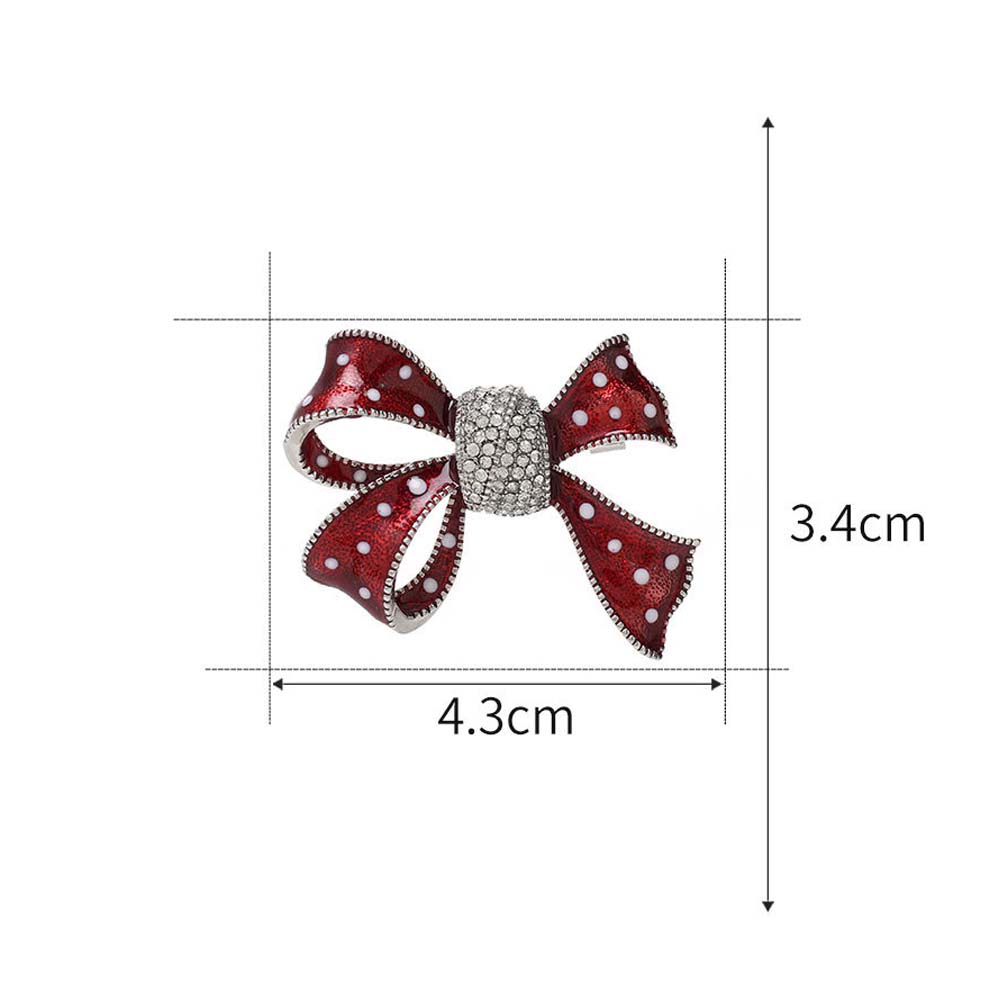 Ghim Cài Áo Hình Nơ Thời Trang Thanh Lịch Cho Nữ