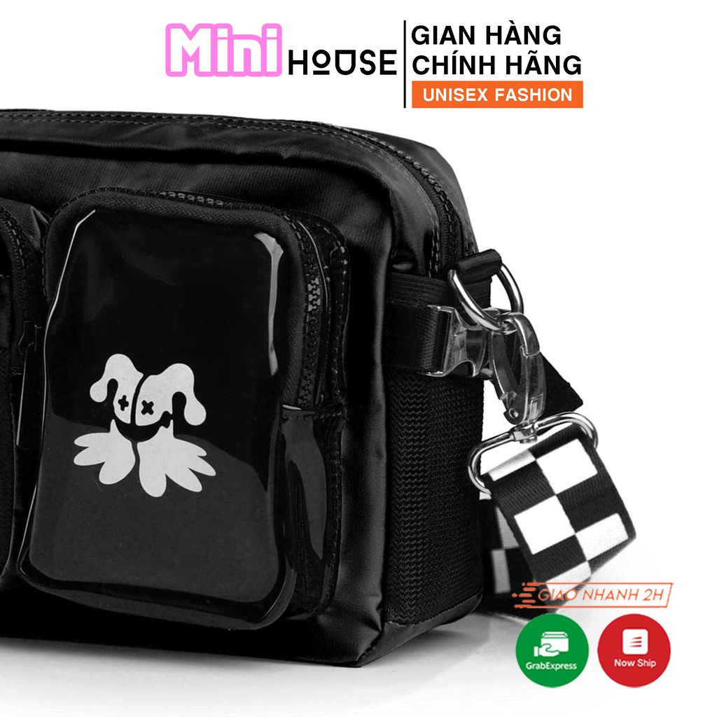 Túi đeo chéo Clownz cao cấp ZAMAC phong cách unisex chất dù chống nước - Đen MNT03 | BigBuy360 - bigbuy360.vn