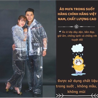Bộ áo mưa trong suốt Sơn Thủy K25