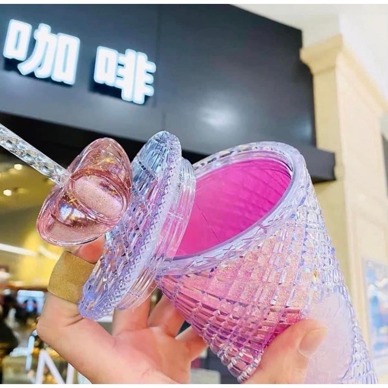 Ly Studded pink Sakura phiên bản giới hạn starbuck China chính hãng