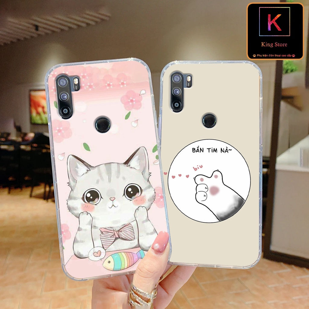 Ốp lưng Vsmart Active 1 - Active 1 Plus - Active 3 - Ốp Vsmart in hình mèo con đáng yêu
