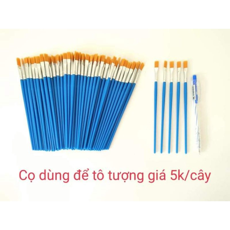 Cọ nét nhỏ và cọ tô màu