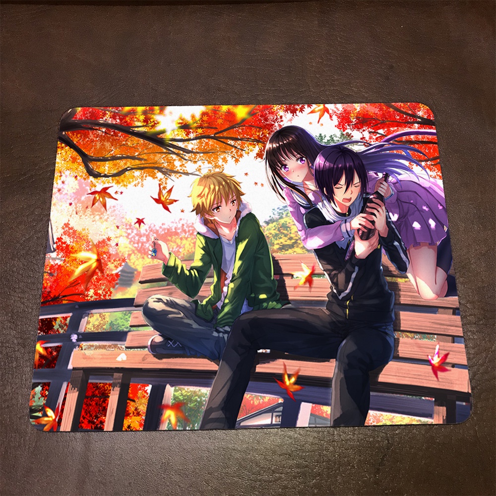 Lót chuột máy tính Anime Noragami Wallpapers 1 Mousepad cao su êm ái. Nhận in theo yêu cầu