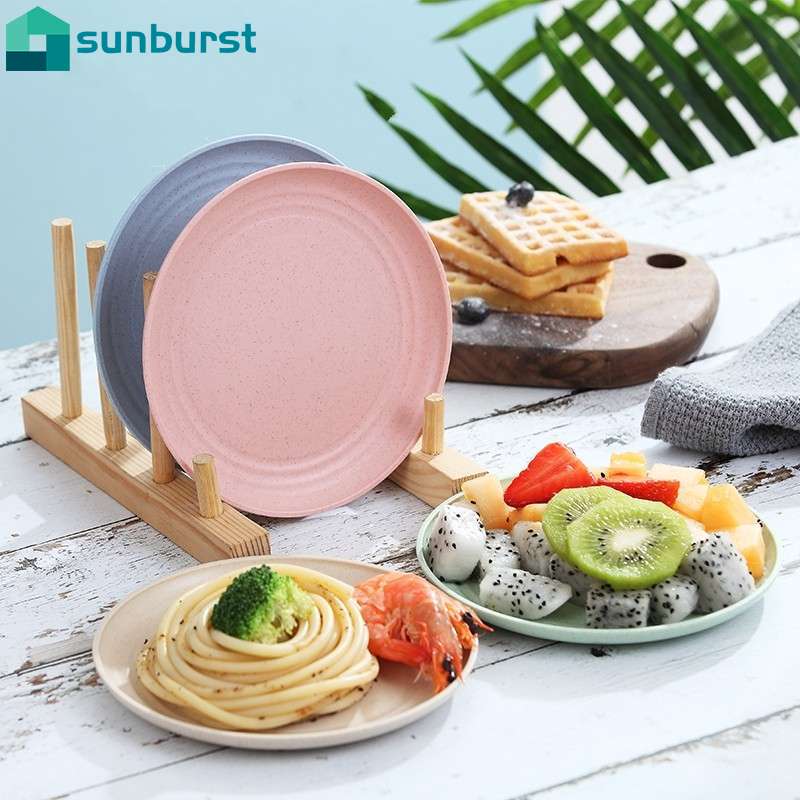 Đĩa Đựng Thức Ăn Đa Năng Tiện Dụng Bằng Lúa Mạch