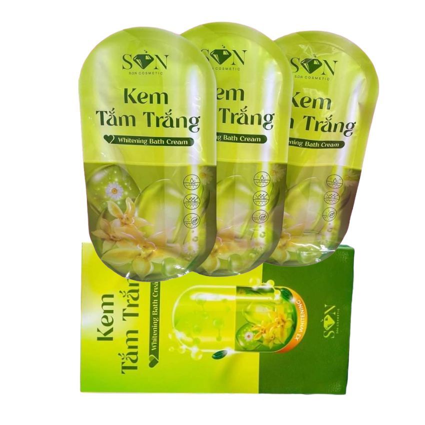 Kem tắm trắng body toàn thân OK063 body bưởi son trắng da, chống nắng, mờ sạm- Okays