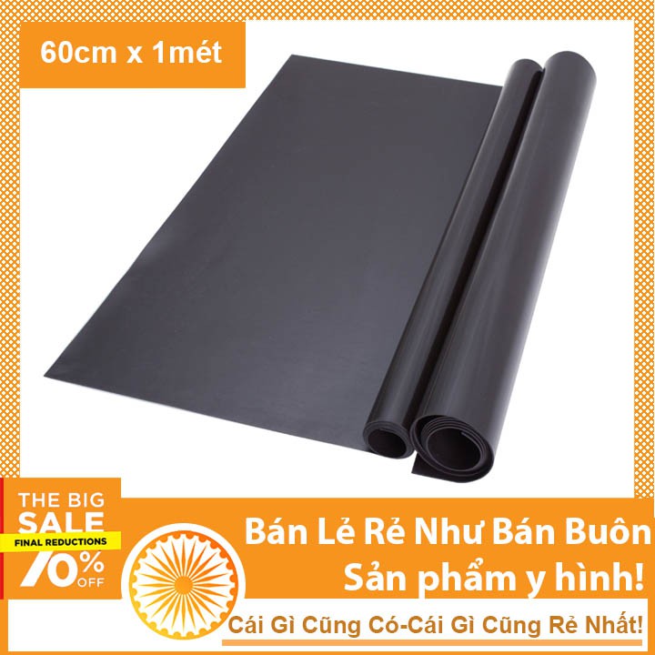 Nam châm dẻo dán ô tô có kích thước 62cmx1m dày 0.75mm