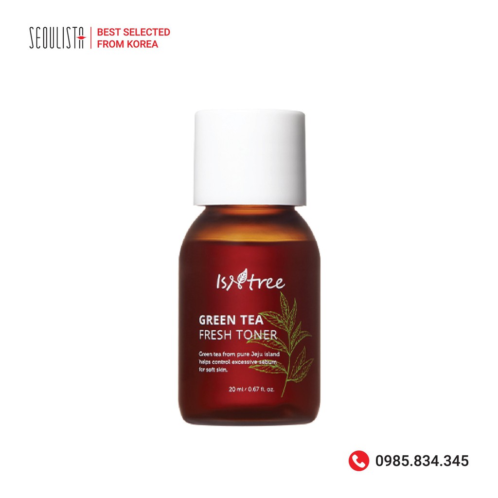 Tổng hợp sản phẩm dùng thử ISNTREE 20ml