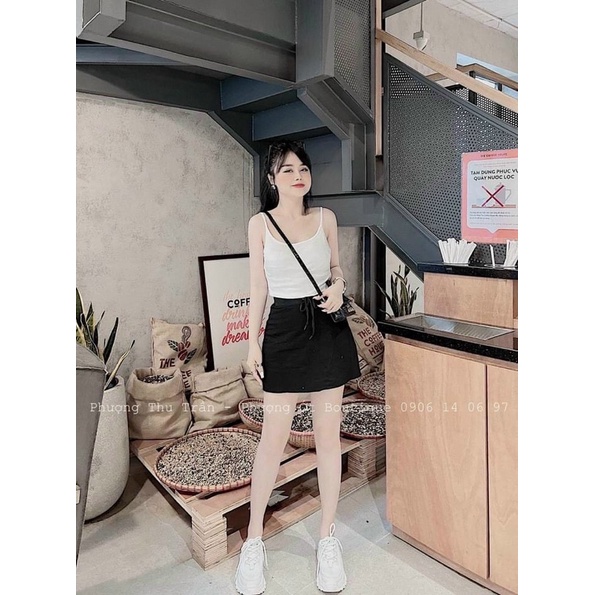 VÁY CHỮ A VẢI DA CÁ - UK alohashop91