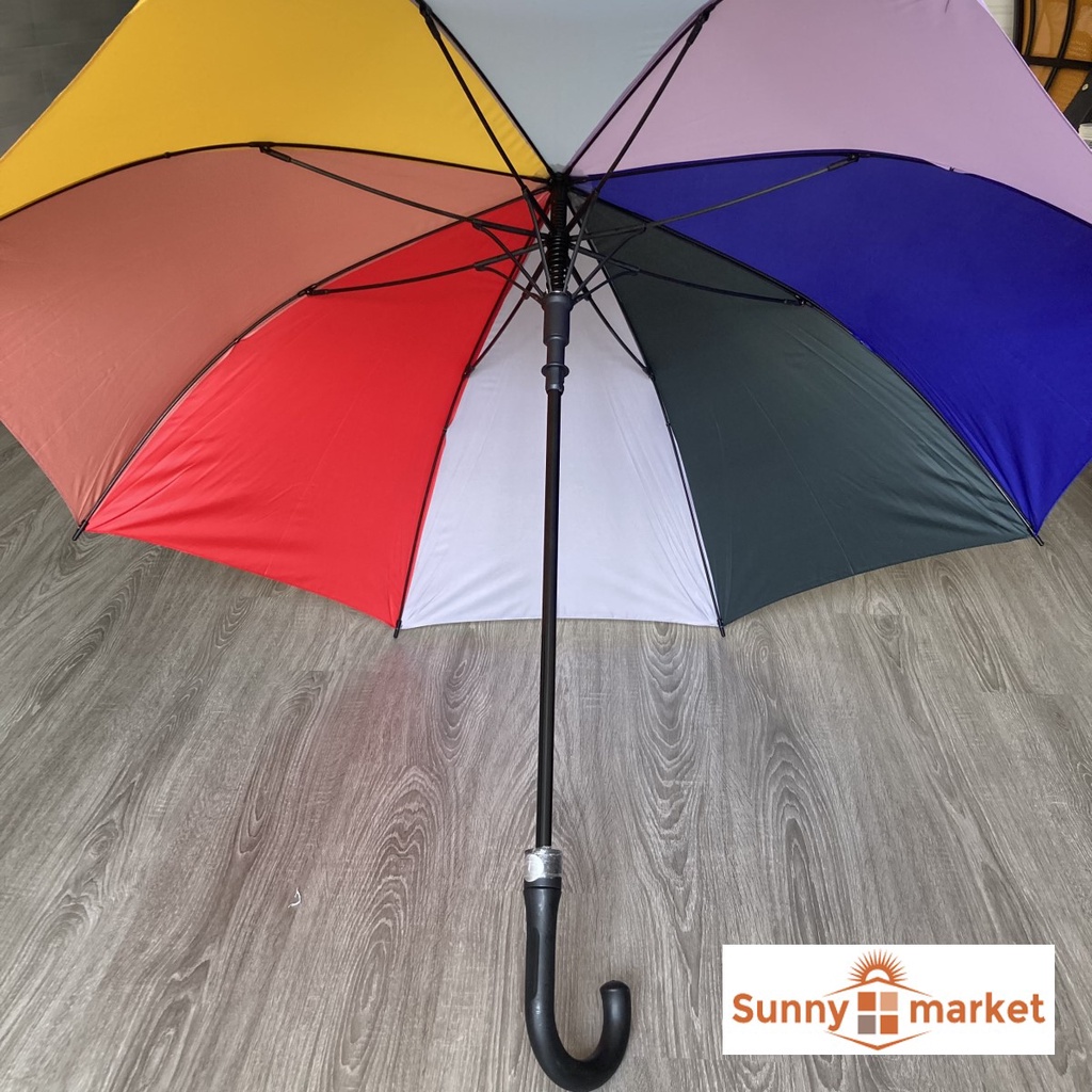 Dù loại lớn cao cấp 8 nan kểu mới gọng nhựa siêu bền đẹp đường kính 120cm, ô che mưa nắng thời trang Hàn Quốc
