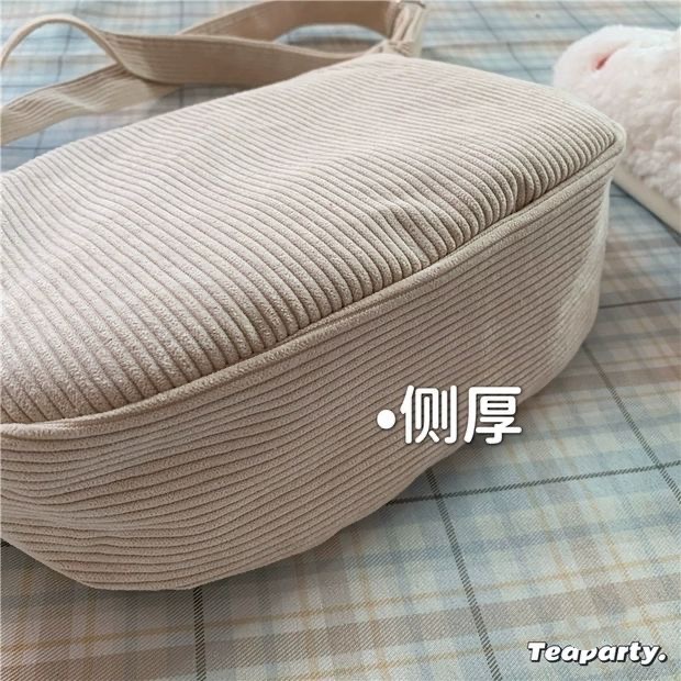 Túi Vải Đeo Chéo Phong Cách Harajuku Cho Nữ