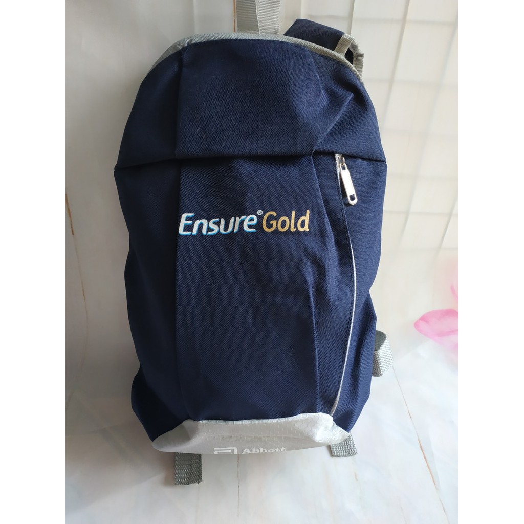 Balo Ensure 2 Ngăn MÀU XANH ĐEN Thể Tích 10 Lít