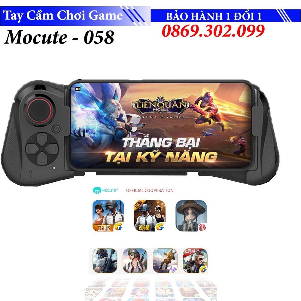 Tay Cầm Chơi Game Bluetooth cho điện thoại Mocute 058