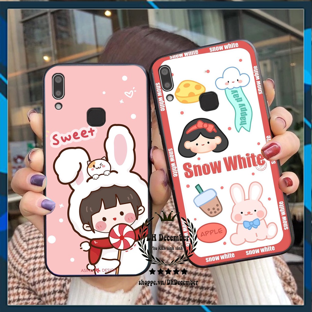 Ốp lưng Vivo Y91 / Y93 / Y95 in hình 3D lucky, gấu Brick xinh xắn - KHÔNG NÊN BỎ LỠ