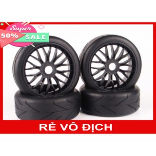 [HSP SHOP] Bộ bánh xe chạy đường nhựa 1/8 cho xe điều khiển RC chuyên đua giải 80-100km/h