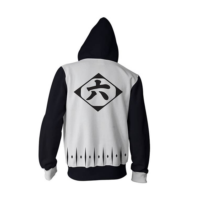 Áo Khoác Dài Tay Dáng Rộng Họa Tiết Hoạt Hình BLEACH Mặc Hóa Trang Nhân Vật Unisex