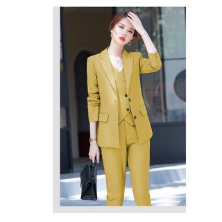 ✔️set bộ 3 món áo vest + áo gilê + quần dài