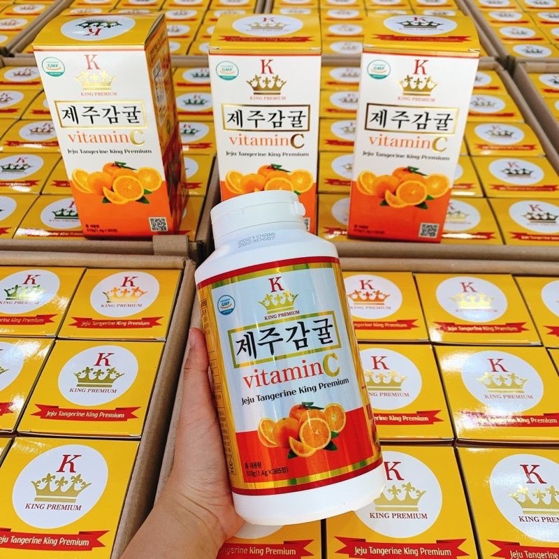 Viên ngậm Vitamin C Jeju Tangerine King Premium Hàn Quốc