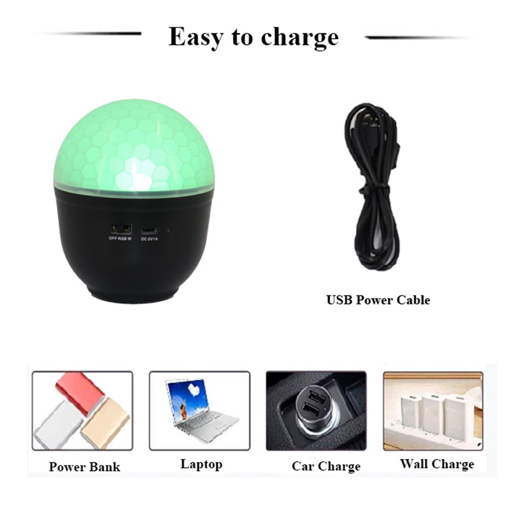 Đèn LED chiếu ánh sáng ban đêm bầu trời đầy sao ánh sáng xoay SUB trang trí phòng